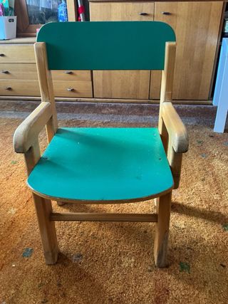 Silla infantil verde