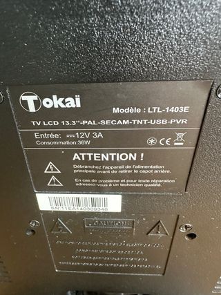 Tv Tokai para autocaravana/camper