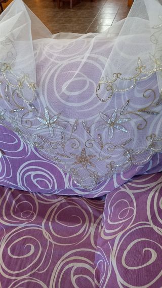 Manteleta Fallera bordada