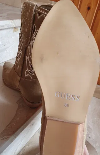 Botines pile Guess Marrones