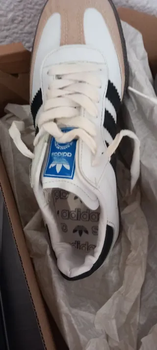 Zapatillas Adidas Samba Blancas y Negras unisex