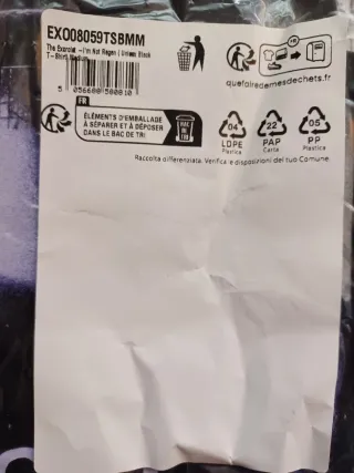 Camiseta The Exorcist Negra y Morada