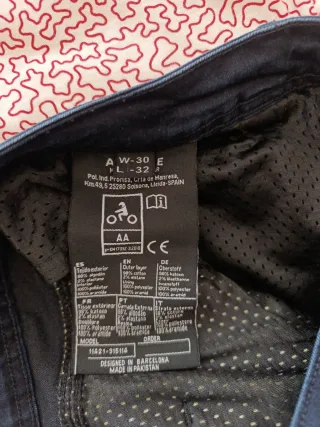 Pantalón de moto vaquero mujer ARMURE