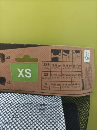 Pack de protecciones talla XS