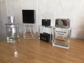 Frascos colonia vacíos