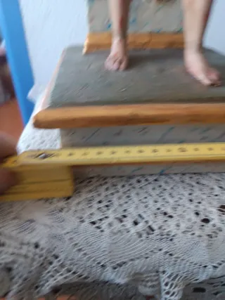 Antigua talla en madera policr.Jesus de las Penas.