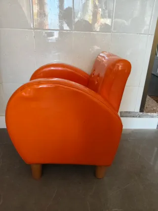 Sillón infantil naranja