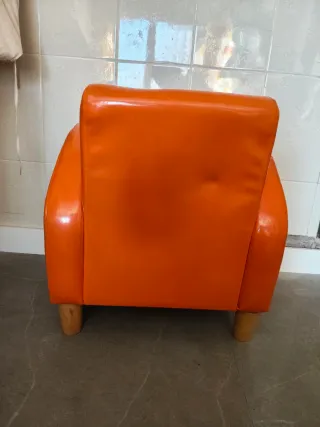 Sillón infantil naranja