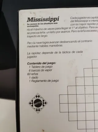 Juego de mesa Mississippi Mattel