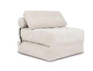 Sofá Cama Individual Corduroy Beige