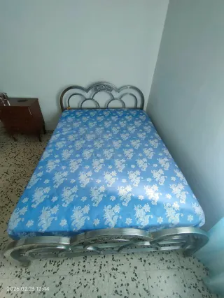 Cama 135x190 Metal y Tela