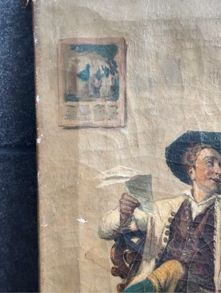 Cuadro antiguo pareja