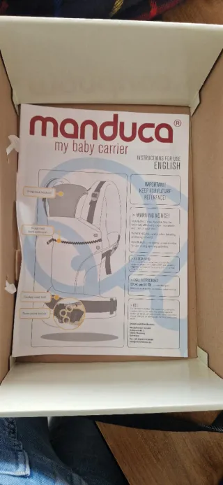 Mochila Portabebé Manduca Azul