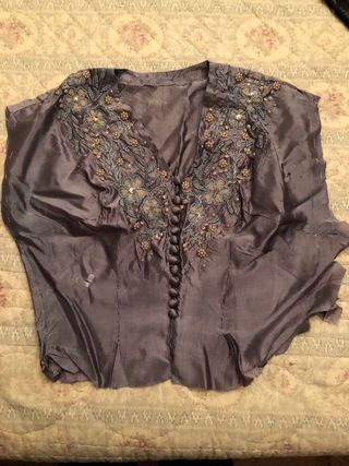 Pechera Vestido Cubano Antiguo