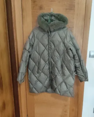 Plumífero de Pluma de oca natural.