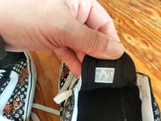 Zapatillas Vans flores y tigre talla 39