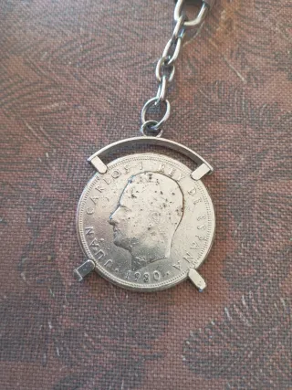 Llavero Moneda Juan Carlos I 1980