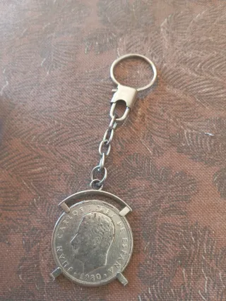 Llavero Moneda Juan Carlos I 1980