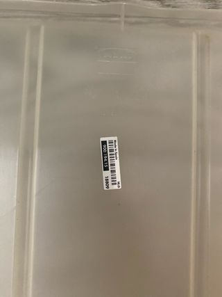 Cesta Plástico Armario Pax Ikea Transparente