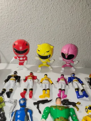 Lote Muñecos Power Rangers