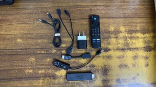 Fire TV 4K Max + Cable OTG + Cable RJ45