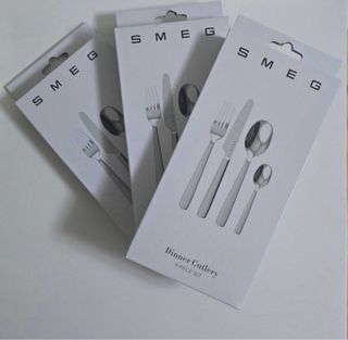 3 Original smeg|| Conjunto Talheres SMEG 4 Peças