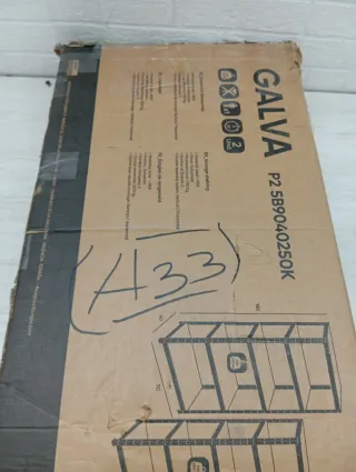 Confezione da 2 Scaffali Metallici KITHOME