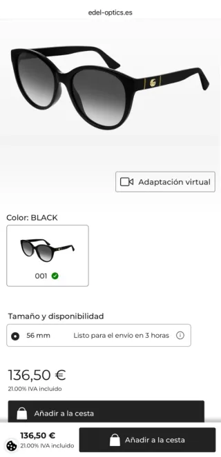 gafas Gucci originales dama