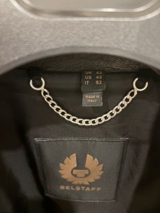 Cazadora Belstaff Rider Negra Talla 52