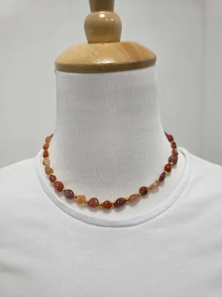 Collana pietre naturali corniola