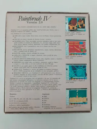 Programa para PC '92 "Paintbrush IV" versión 2.0