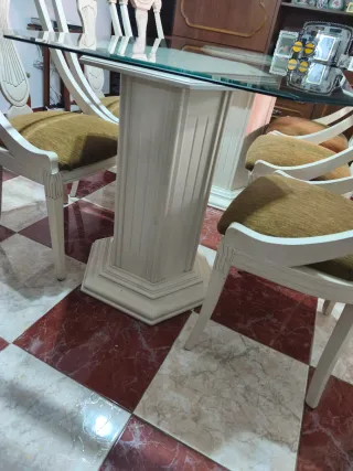MESA DE CRISTAL