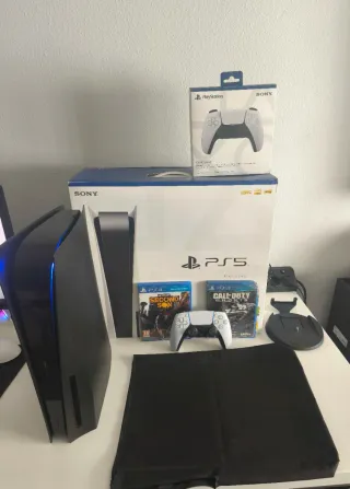 Play 5 + 2 juegos + 1 mando