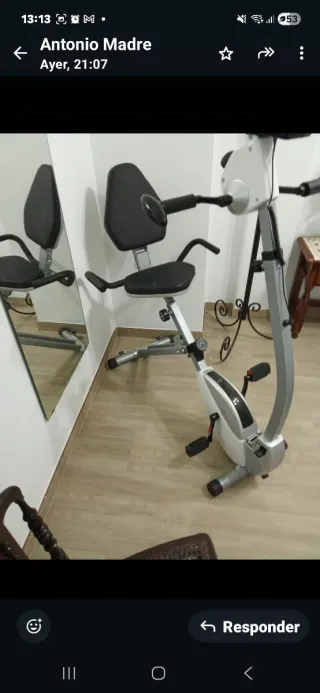 Bicicleta estatica nueva