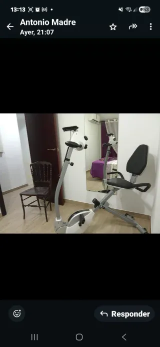 Bicicleta estatica nueva