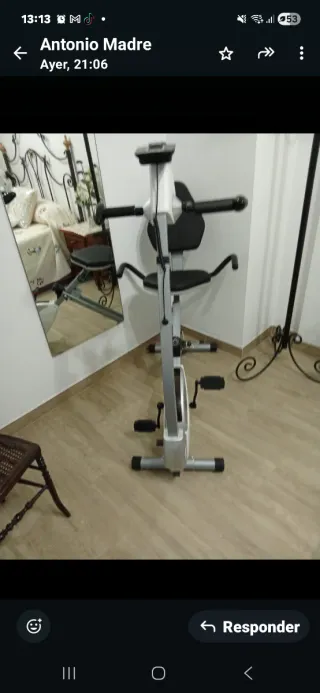 Bicicleta estatica nueva