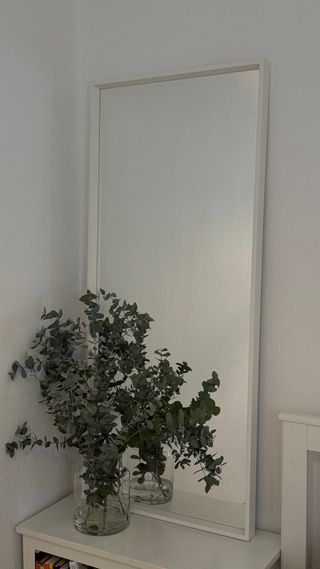 Specchio da parete bianco/a pavimento