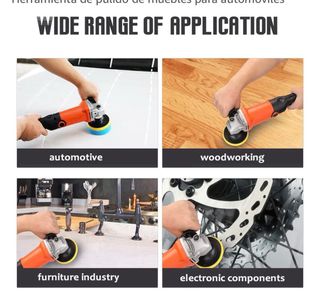 Pulidora/Lijadora Eléctrica Naranja