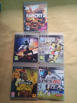 Consola PS3 Slim Negra + 2 Mandos