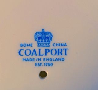 Portacandela Coalport England )  & Delts Blauw
