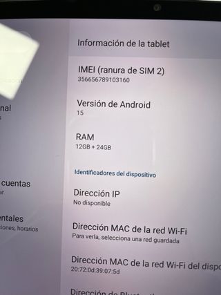3K Tableta 13 Pulgadas con Android 15,#081A31