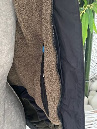 Chaqueta de nieve negra