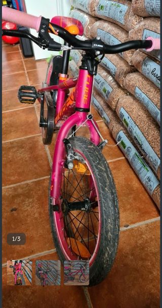 Bici infantil Cube rosa