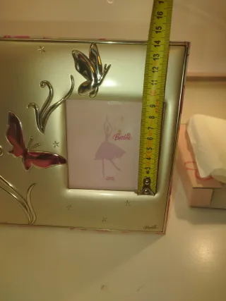 Cornice portafoto Barbie farfalle