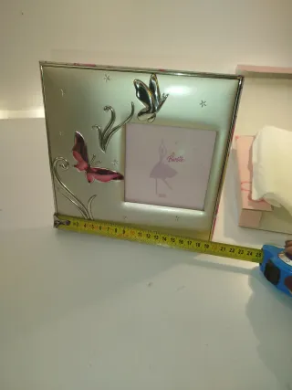 Cornice portafoto Barbie farfalle