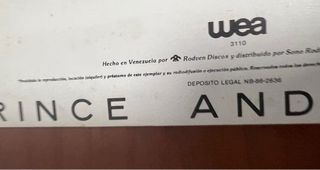 Prince Parade LP Venezuela 1986