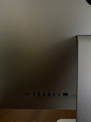 Pantalla iMac + Ratón Apple Blanco