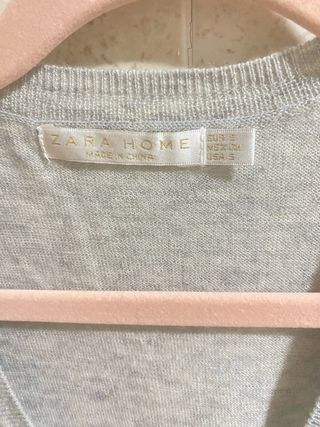 Jersey Zara Home Gris 100% Lana