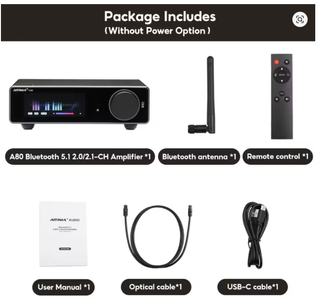 Amplificador Aiyima A80 v2 Bluetooth 5.1