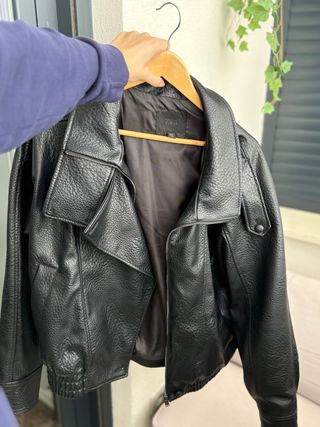 Chaqueta de cuero Zara